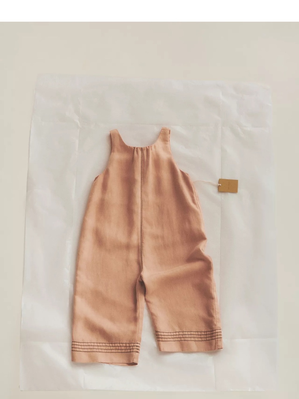 ZARA TIMELESZ - LONG FLOWY LINEN
BLEND JUMPSUIT